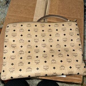 MCM Monogram Clutch/ Crossbody